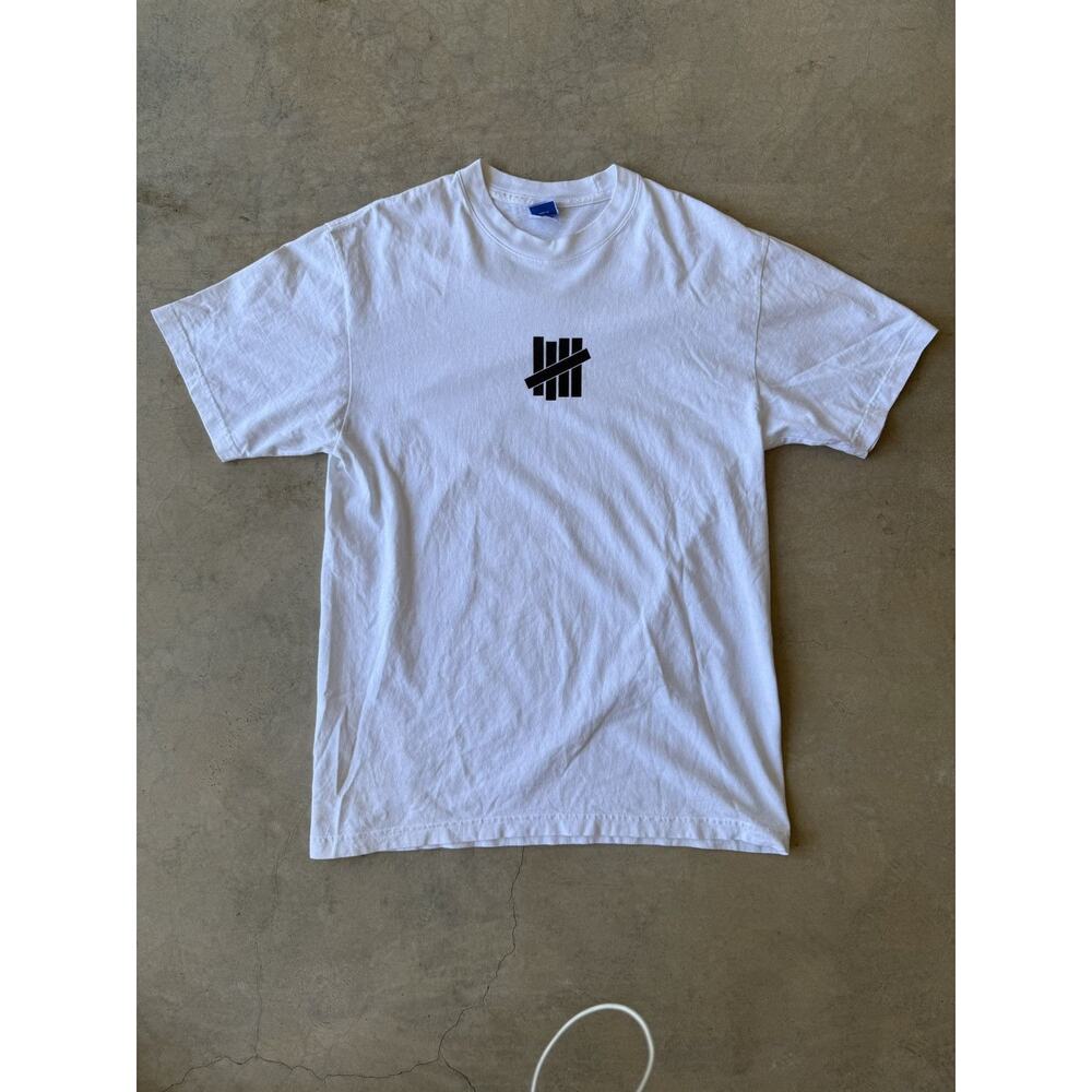 Undefeated Logo Tee White Medium